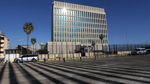 Vista de la Embajada de Estados Unidos en La Habana (Cuba) hoy, viernes 7 de agosto de 2015. El próximo 14 de agosto se realizará en este lugar la ceremonia de izado de la bandera estadounidense, acto al que se espera que asista el Secretar Vista de la Embajada de Estados Unidos en La Habana (Cuba) hoy, viernes 7 de agosto de 2015. El próximo 14 de agosto se realizará en este lugar la ceremonia de izado de la bandera estadounidense, acto al que se espera que asista el Secretar