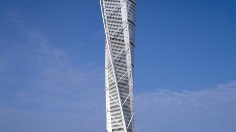 Edificio Turning Torso, diseñado por Calatrava.