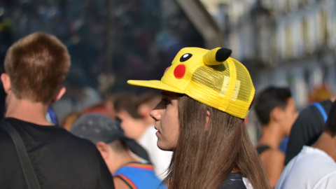 Madrid bate el récord de asistencia  en la primera gran quedada Pokémon./Raquel Abad