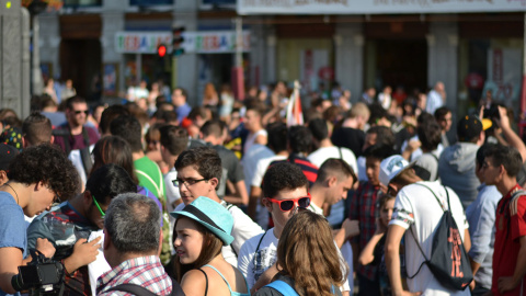 Madrid bate el récord de asistencia  en la primera gran quedada Pokémon./Raquel Abad