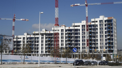 Viviendas en construcción en Madrid. E.P. Viviendas en construcción en Madrid. E.P.