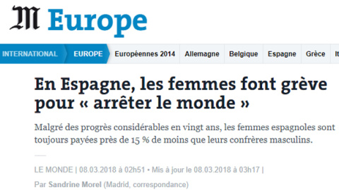 Noticia publicada en Le Monde. Noticia publicada en Le Monde.