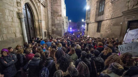 Manifestación feminista en Toledo. / ISMAEL HERRERO (EFE)