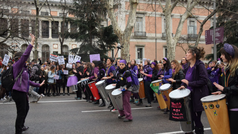 Manifestación feminista en Madrid. / MARÍA LOZANO