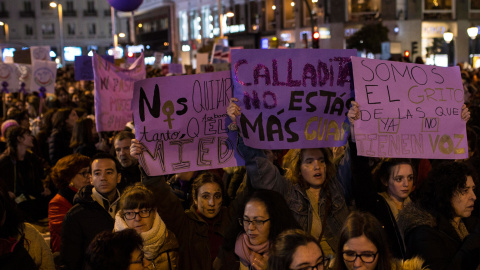 Manifestación feminista en Madrid. / J.VARGAS