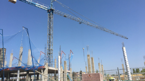 Edificios en construcción en Madrid. E.P. Edificios en construcción en Madrid. E.P.