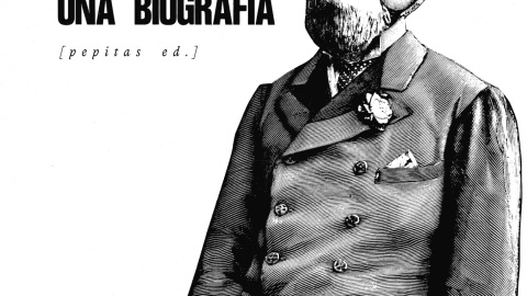 Portada de la novela-collage 'Una biografía', de Chumy Chúmez. Portada de la novela-collage 'Una biografía', de Chumy Chúmez.