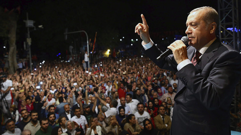 El presidente turco Erdogan El presidente turco Erdogan