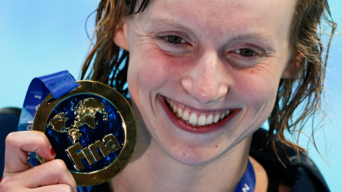Katie Ledecky. /REUTERS Katie Ledecky. /REUTERS