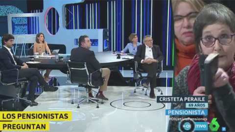 Un momento del programa El Objetivo' de LaSexta. Un momento del programa El Objetivo' de LaSexta.