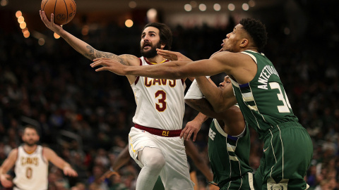 El jugador español de baloncesto Ricky Rubio durante un partido de la NBA. El jugador español de baloncesto Ricky Rubio durante un partido de la NBA.