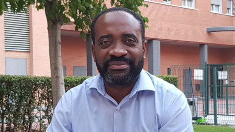 Néstor Nongo, fundador de Trafac. Néstor Nongo, fundador de Trafac.