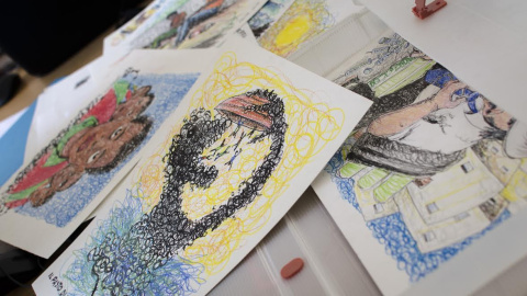 Algunos de los dibujos de Francesco Piobbichi. - PROYECTO PELAGIAS Algunos de los dibujos de Francesco Piobbichi. - PROYECTO PELAGIAS