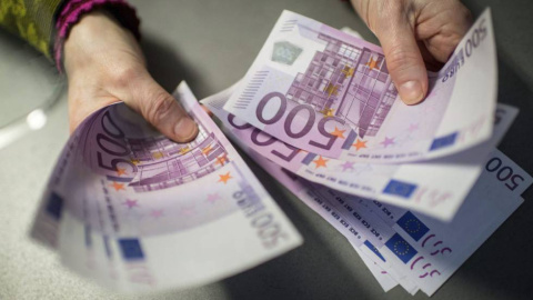 Billete de 500 euros. EFE/Archivo Billete de 500 euros. EFE/Archivo