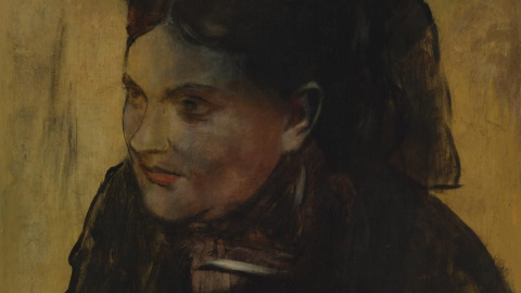 'Retrato de una mujer' de Edgard Degas 'Retrato de una mujer' de Edgard Degas