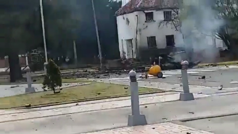 Una veintena de muertos por explosión de coche bomba en Bogotá Una veintena de muertos por explosión de coche bomba en Bogotá