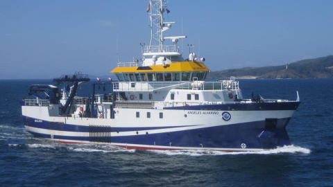 El buque Ángeles Alvariño, del Instituto Español de Oceanografía (IEO) El buque Ángeles Alvariño, del Instituto Español de Oceanografía (IEO)