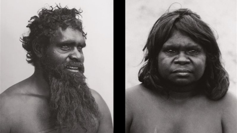 Foto de nativos Australianos publicada por la revista en 1916