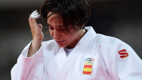Las lágrimas de la judoca Julia Figueroa. /EFE Las lágrimas de la judoca Julia Figueroa. /EFE