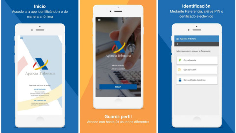 La nueva aplicación de la Agencia Tributaria. PÚBLICO La nueva aplicación de la Agencia Tributaria. PÚBLICO