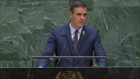 Sánchez ante la ONU: "Cerramos un capÃtulo oscuro de la democracia" Sánchez ante la ONU: "Cerramos un capÃtulo oscuro de la democracia"