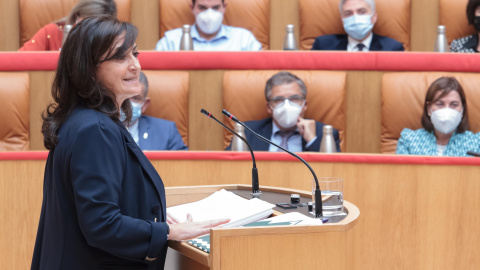 13/10/2021 La presidenta del Gobierno de La Rioja, Concha Andreu, interviene en el Debate sobre el Estado de la Región en el Parlamento 13/10/2021 La presidenta del Gobierno de La Rioja, Concha Andreu, interviene en el Debate sobre el Estado de la Región en el Parlamento