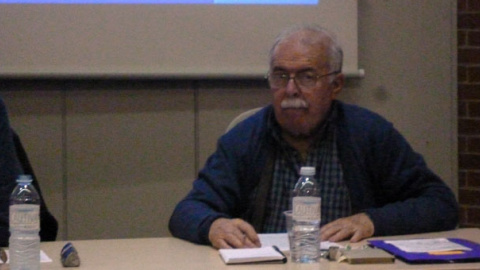 Juan José del Águila durante su intervención en las II Jornadas de Archivos, Derechos y Víctimas del Franquismo, celebradas hace unos días en Madrid.