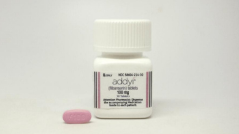 El envase en el que se comercializará Addyi, la viagra femenina./ REUTERS El envase en el que se comercializará Addyi, la viagra femenina./ REUTERS