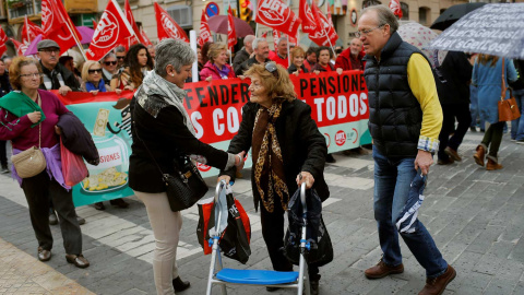 Málaga también clamó por unas pensiones dignas. | REUTERS