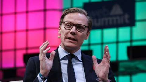 Presidente de Cambridge Analytica, Alexander Nix, en la Web Summit de Lisboa - EFE Presidente de Cambridge Analytica, Alexander Nix, en la Web Summit de Lisboa - EFE