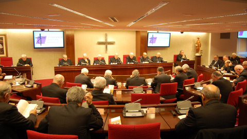 La Asamblea Plenaria de la Conferencia Episcopal Española (CEE) celebrada el pasado noviembre La Asamblea Plenaria de la Conferencia Episcopal Española (CEE) celebrada el pasado noviembre