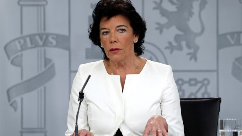 La portavoz del Gobierno, Isabel Celaá La portavoz del Gobierno, Isabel Celaá