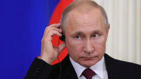 Putin, este miércoles en Moscú. REUTERS