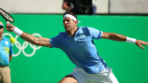 Del Potro, durante el partido ante Nadal. REUTERS/Kevin Lamarque Del Potro, durante el partido ante Nadal. REUTERS/Kevin Lamarque