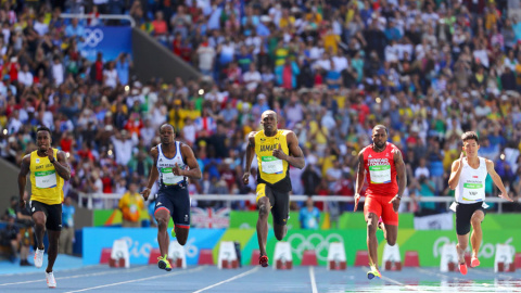 Usain Bolt, durante la eliminatoria de los 100 metros. REUTERS/Lucy Nicholson Usain Bolt, durante la eliminatoria de los 100 metros. REUTERS/Lucy Nicholson