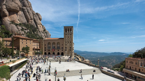 Imagen de archivo del Monasterio de Monserrat, Barcelona. Foto: EFE Imagen de archivo del Monasterio de Monserrat, Barcelona. Foto: EFE