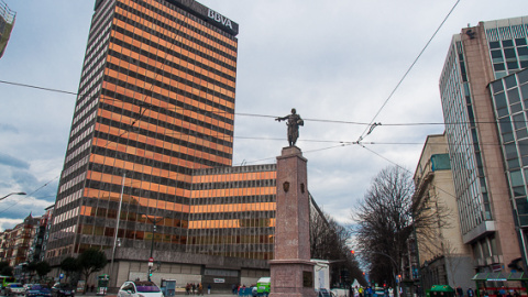 Sede del BBVA en Bilbao donde Primark va a instalar su primera tienda en la capital vizcaína. Sede del BBVA en Bilbao donde Primark va a instalar su primera tienda en la capital vizcaína.