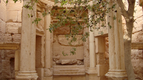 El templo de Baal, antes de que los hombres del Estado Islámico lo redujeran a escombros. REUTERS El templo de Baal, antes de que los hombres del Estado Islámico lo redujeran a escombros. REUTERS