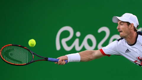 Murray, durante el partido ante Del Potro. REUTERS/Toby Melville