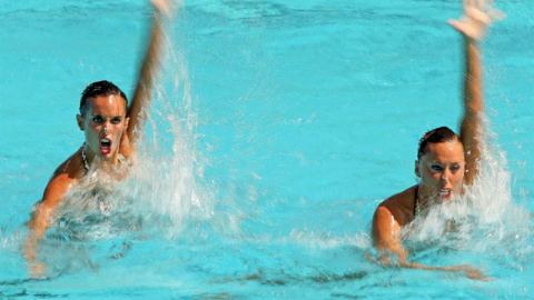 Carbonell y Mengual, durante su ejercicio. EFE/EPA/PATRICK B. KRAEMER Carbonell y Mengual, durante su ejercicio. EFE/EPA/PATRICK B. KRAEMER