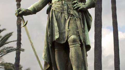 Estatua de Roger de Llúria en Barcelona.