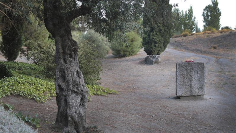 El Peñón del Colorado de Alfacar(Granada), lugar donde está su cuerpo que guarda el secreto del último descanso de Federico García Lorca/EFE El Peñón del Colorado de Alfacar(Granada), lugar donde está su cuerpo que guarda el secreto del último descanso de Federico García Lorca/EFE
