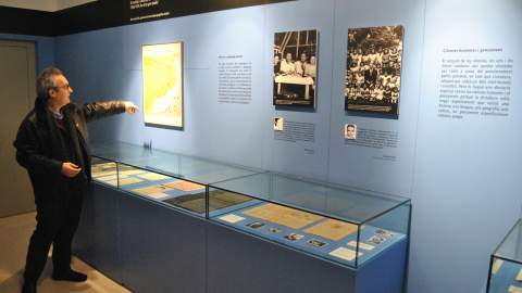 Enric Pujol, comisario de la exposición./ M. D.