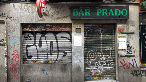 El bar Prado ha echado el cierre en Malasaña. / T.J.L. El bar Prado ha echado el cierre en Malasaña. / T.J.L.