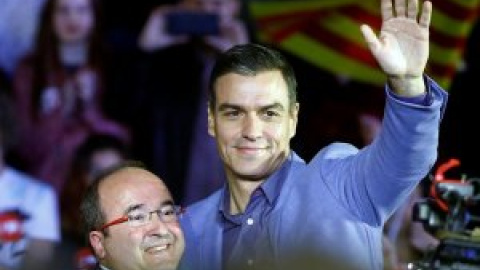 Sánchez cierra la campaña en Barcelona llamando a "romper el muro del bloqueo" Sánchez cierra la campaña en Barcelona llamando a "romper el muro del bloqueo"