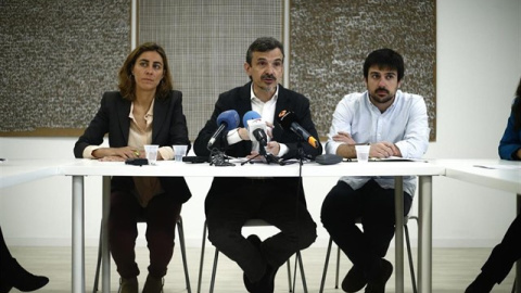 De izquierda a derecha: Lorena Ruiz Huerta, José Manuel López y Ramón Espinal / Europa Press De izquierda a derecha: Lorena Ruiz Huerta, José Manuel López y Ramón Espinal / Europa Press