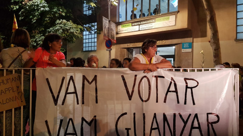 La manifestació a Barcelona del segon aniversari de l'1-O. EFE / QUIQUE GARCÍA