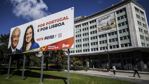 01/10/2019 - Pancarta electoral en Lisboa. / AFP - PATRICIA DE MELO MOREIRA 01/10/2019 - Pancarta electoral en Lisboa. / AFP - PATRICIA DE MELO MOREIRA