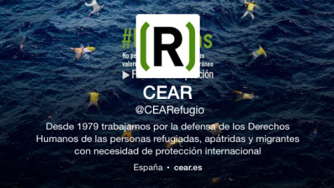 Perfil de Twitter de CEAR