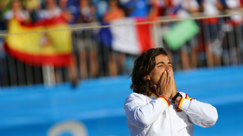 Chourraut celebra su victoria en los Juegos de Río. REUTERS/Ivan Alvarado Chourraut celebra su victoria en los Juegos de Río. REUTERS/Ivan Alvarado